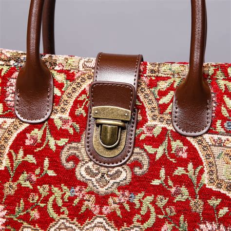 vintage victorian carpet bag